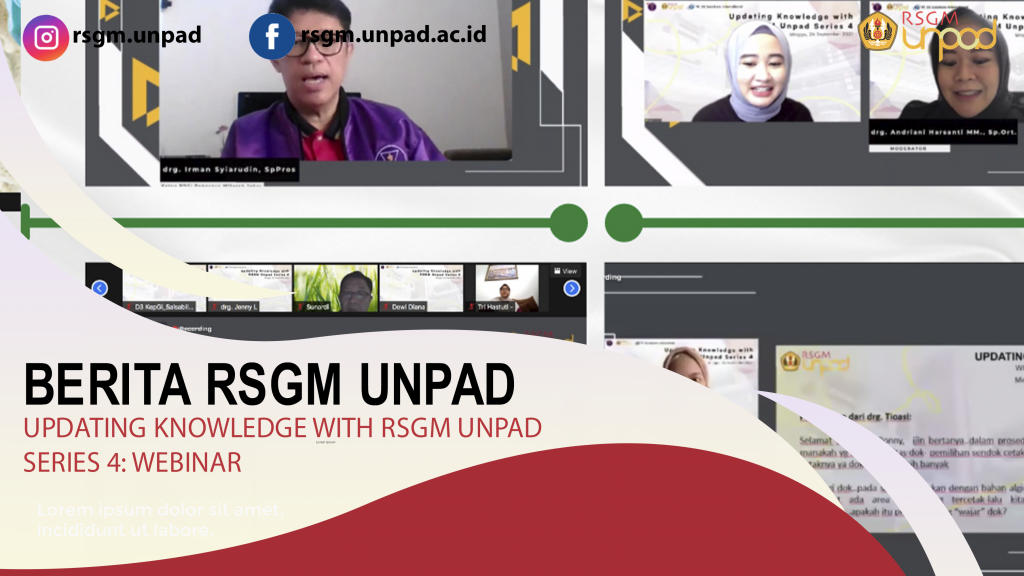 UPDATING KNOWLEDGE WITH RSGM UNPAD SERIES 4: WEBINAR