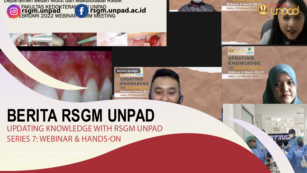 UPDATING KNOWLEDGE WITH RSGM UNPAD SERIES 7: WEBINAR & HANDS-ON