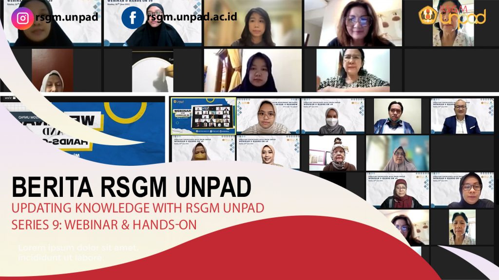 UPDATING KNOWLEDGE WITH RSGM UNPAD SERIES 9: WEBINAR & HANDS-ON