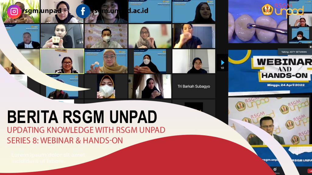UPDATING KNOWLEDGE WITH RSGM UNPAD SERIES 8: WEBINAR & HANDS-ON 