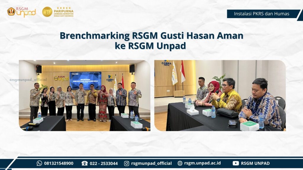 BENCHMARKING RSGM GUSTI HASAN AMAN KE RSGM UNPAD