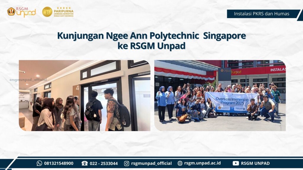 KUNJUNGAN NGEE ANN POLYTECHNIC SINGAPORE KE RSGM UNPAD