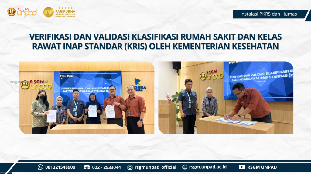 VERIFIKASI DAN VALIDASI KLASIFIKASI RUMAH SAKIT DAN KELAS RAWAT INAP STANDAR (KRIS)