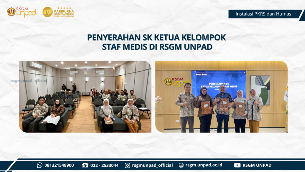 PENYERAHAN SK KETUA KSM RSGM UNPAD